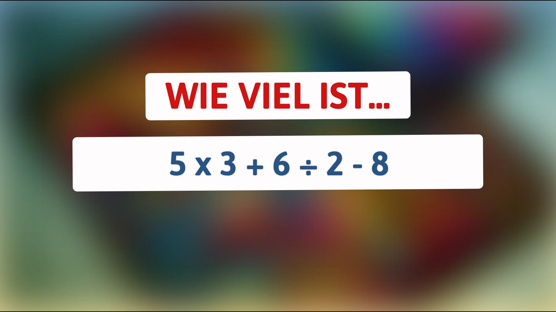 Dieses Mathe-Rätsel bringt selbst brillante Köpfe ins Schwitzen: Kannst du es lösen?"
